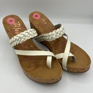 Blowfish Malibu Cork Wedge Sandals NWOT Size 10